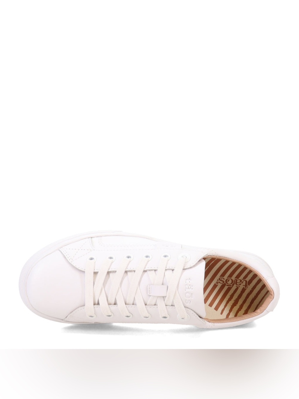 Taos Footwear Plim Soul Lux Leather Sneakers White 8.5 - Picture 5 of 13